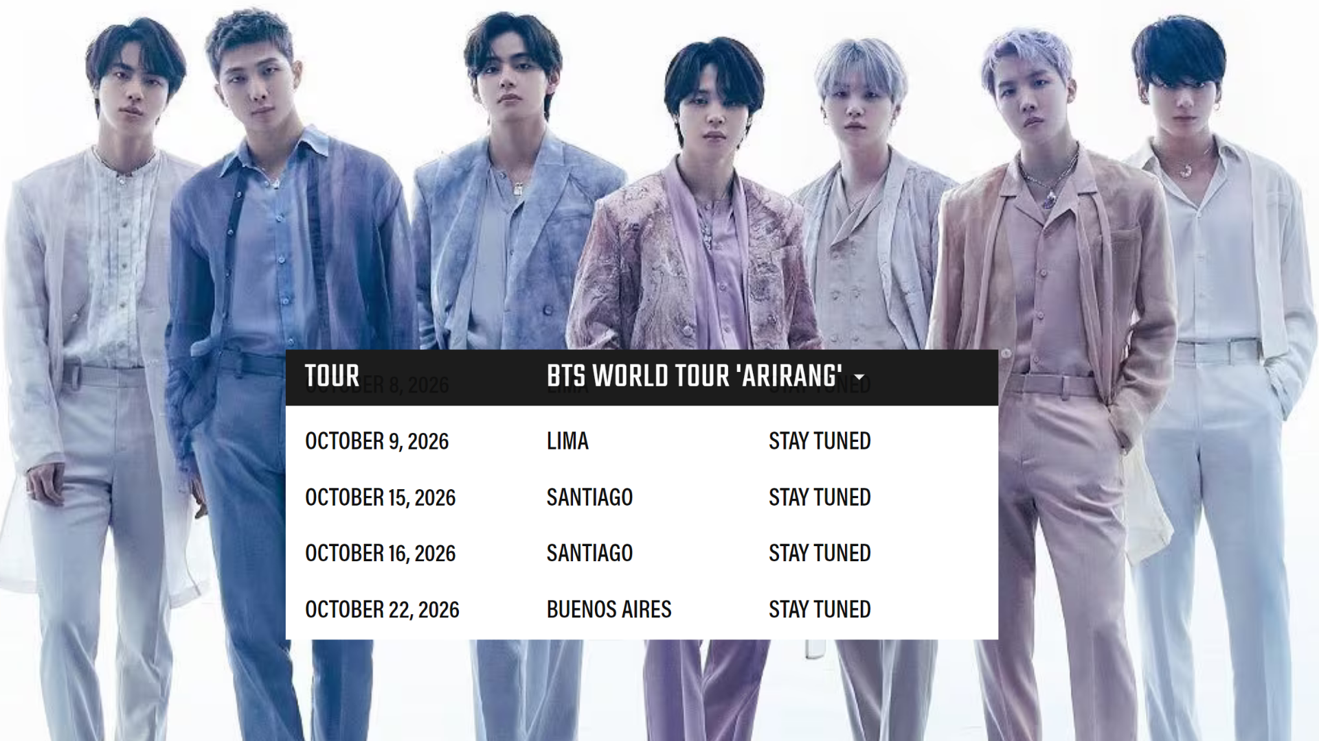 BTS TOUR