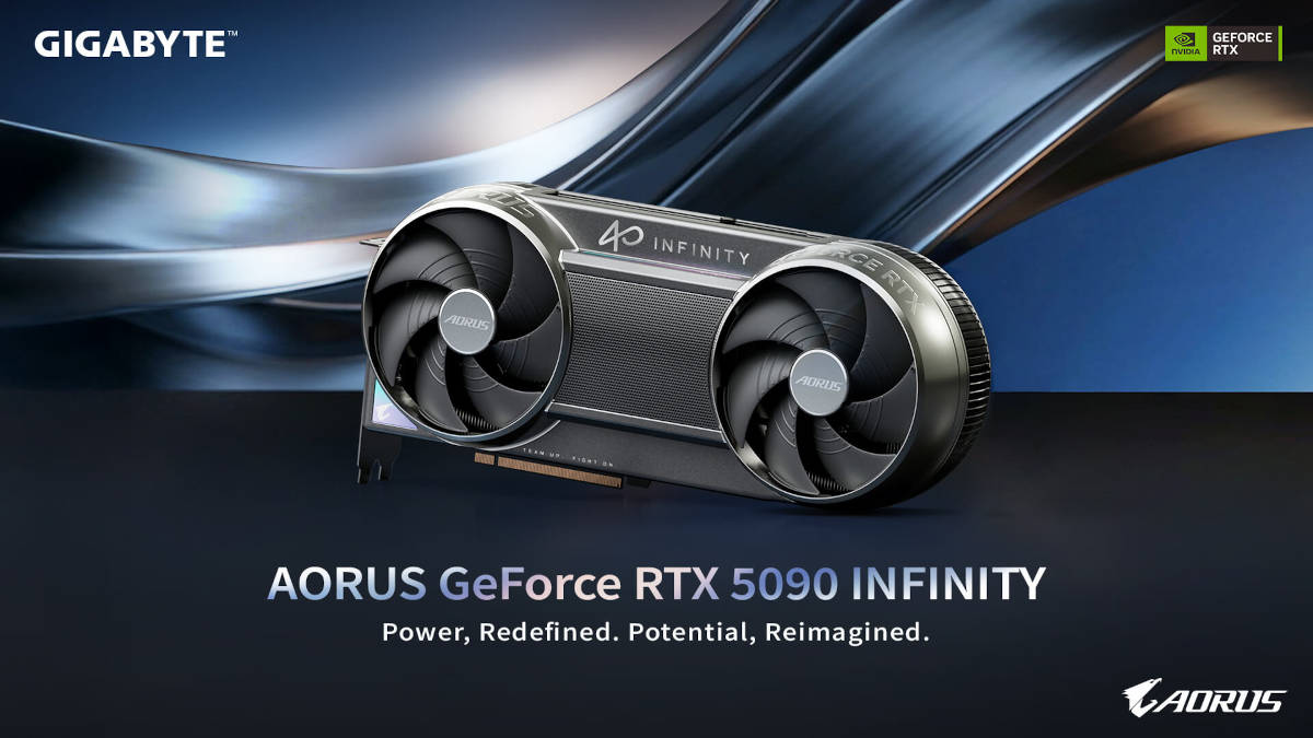 GIGABYTE presenta la AORUS GeForce RTX 5090 INFINITY