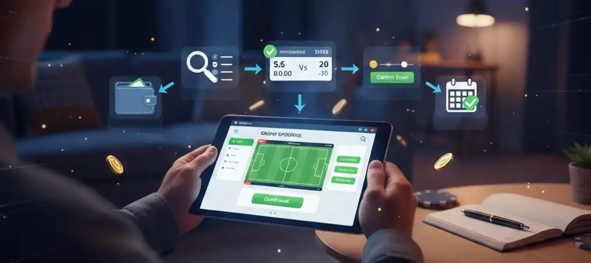 El jugador planifica apuestas futuras